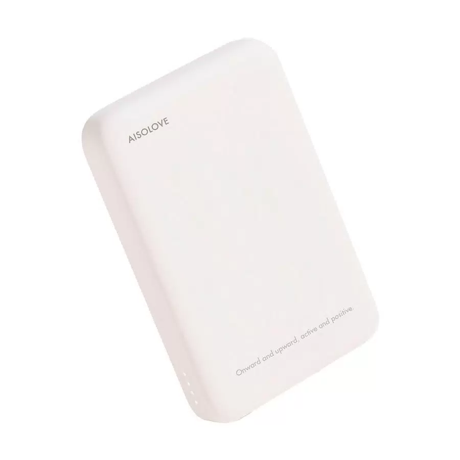 Внешний аккумулятор SOLOVE 5000mAh Magnetic MagSafe 20W QC 3PD 3A Lightning/Type-C (W12), бежевый в Челябинске купить по недорогим ценам с доставкой