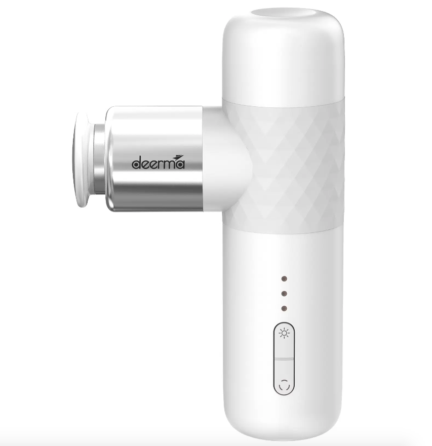Массажный пистолет Deerma DEM-M102G, белый в Челябинске купить по недорогим ценам с доставкой