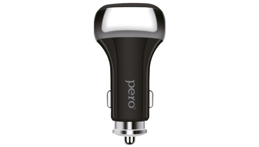 АЗУ PERO AC06 50W, черное (2xUSB-C, PD25W) в Челябинске купить по недорогим ценам с доставкой