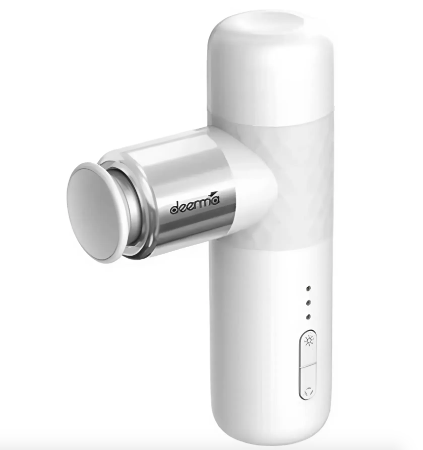 Массажный пистолет Deerma DEM-M102G, белый в Челябинске купить по недорогим ценам с доставкой