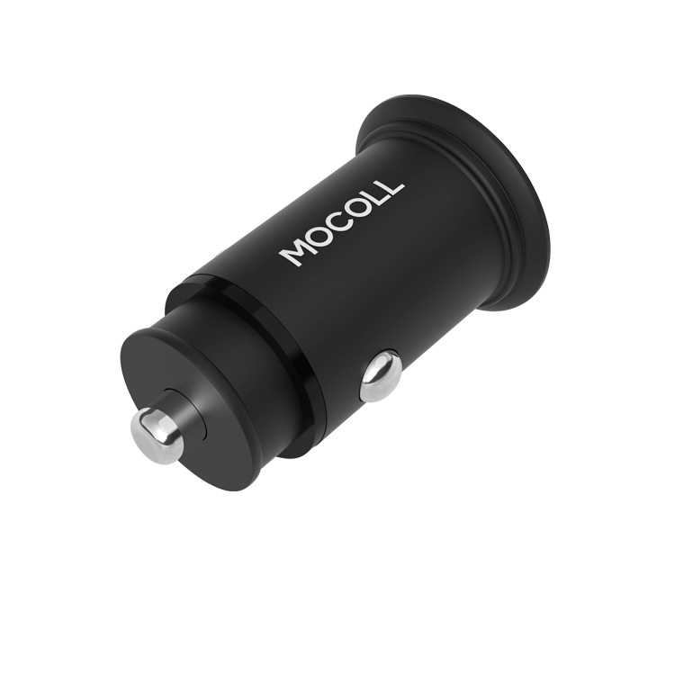 АЗУ MOCOLL Car Fast Charger 30W (USB-C+USB-A), черный в Челябинске купить по недорогим ценам с доставкой