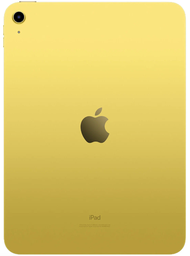 Планшет Apple iPad 2022 256Gb, Wi-Fi, Yellow (EU) в Челябинске купить по недорогим ценам с доставкой