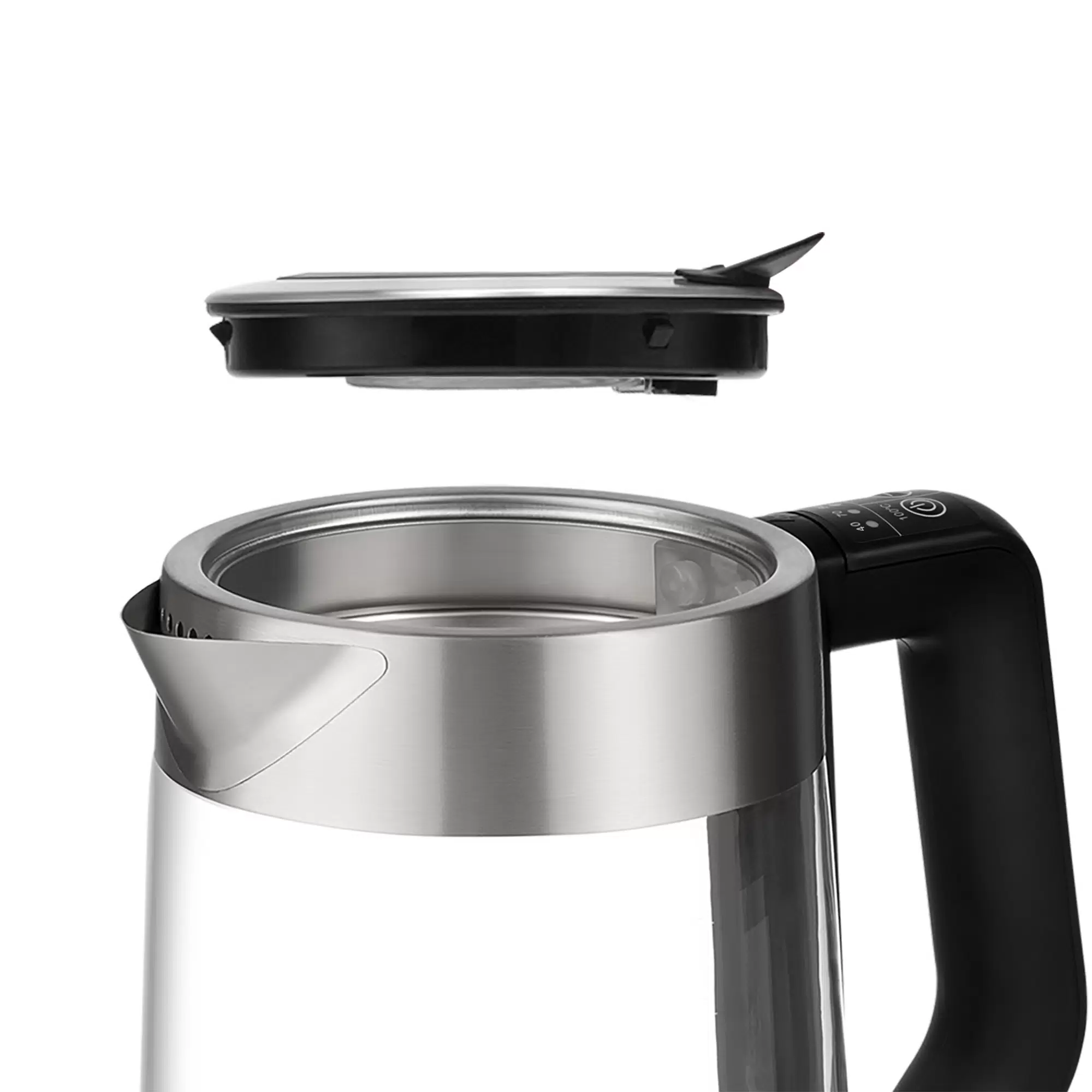 Чайник Polaris PWK 1725CGLD WIFI IQ Home, серебристый/черный в Челябинске купить по недорогим ценам с доставкой