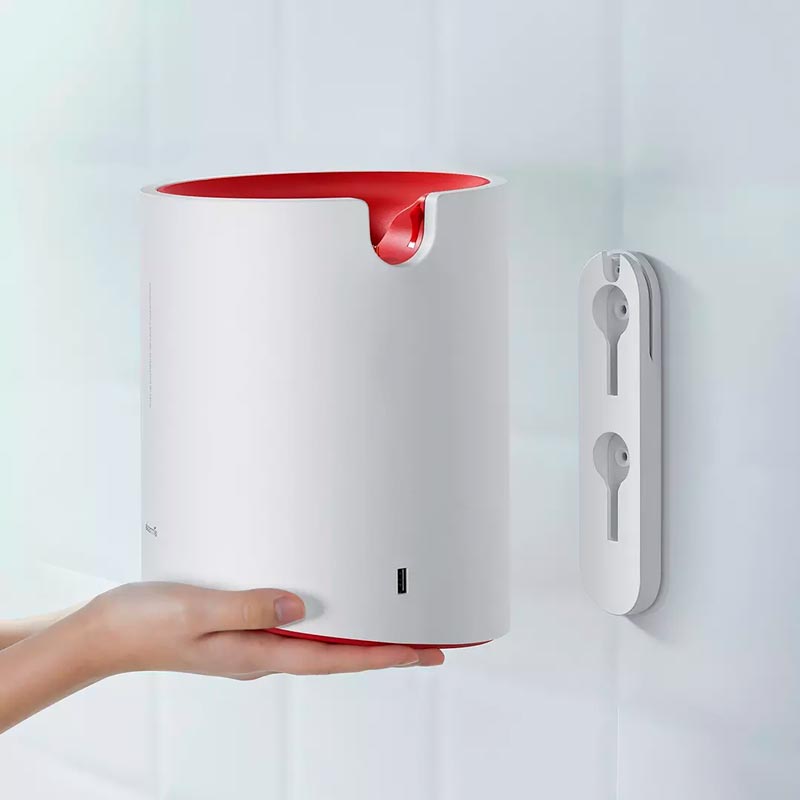 Фен/Сушилка для Рук Xiaomi Deerma Multifunction Hair Dryer (DEM-GS100), white/red в Челябинске купить по недорогим ценам с доставкой