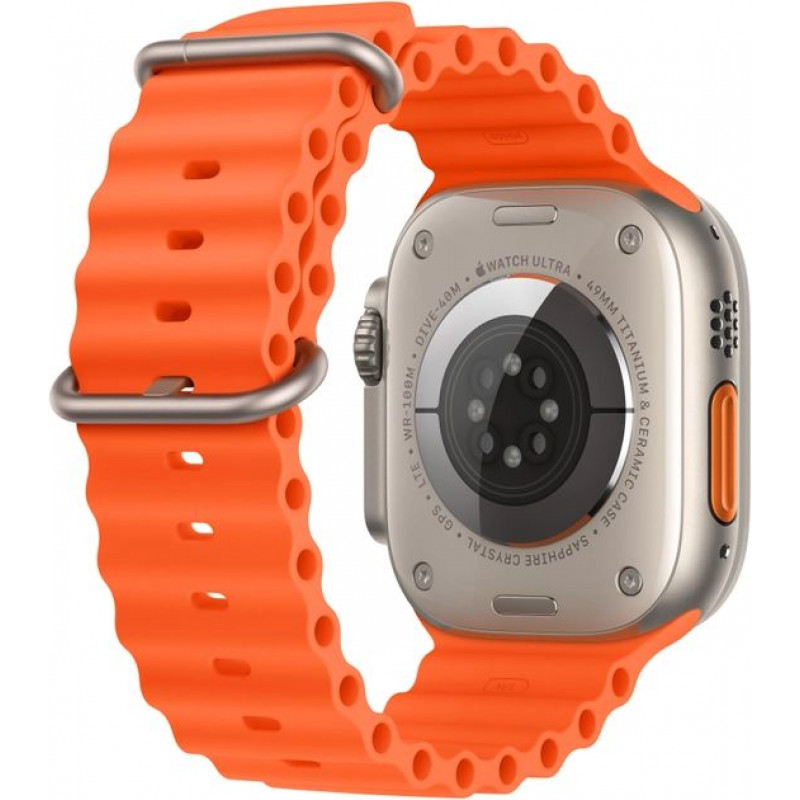 Умные часы Apple Watch Ultra 2 GPS+Cellular 49mm Titanium Case with Orange Ocean Band (EU) в Челябинске купить по недорогим ценам с доставкой