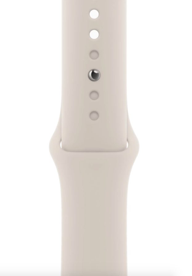 Умные часы Apple Watch Series 9 45mm Starlight Aluminium with Starlight Sport Band в Челябинске купить по недорогим ценам с доставкой