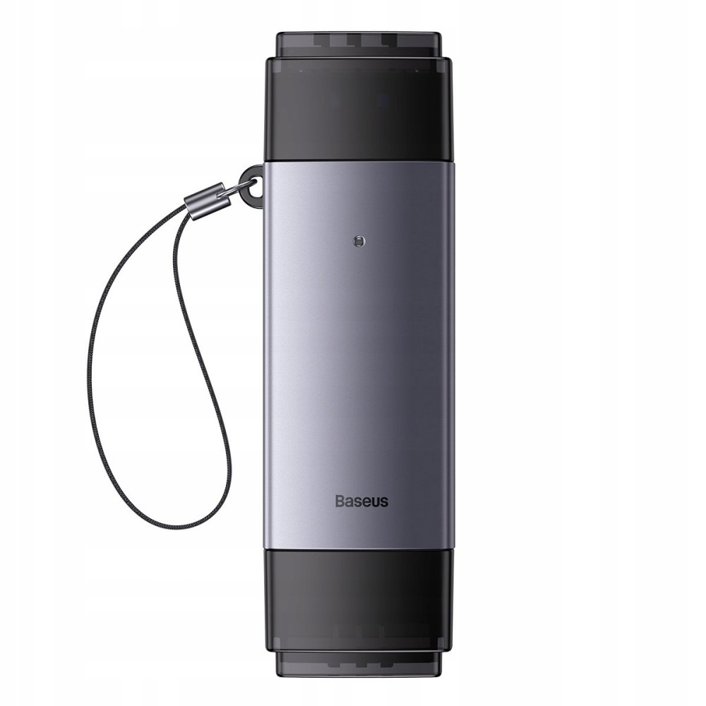 Картридер Baseus Lite Series USB-A & Type-C - SD/TF Card Reader Grey
