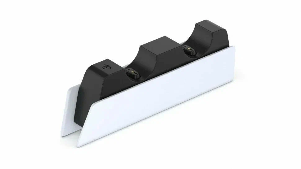 Зарядная станция Sony DualSense для PS5 на два геймпада, белый/черный в Челябинске купить по недорогим ценам с доставкой