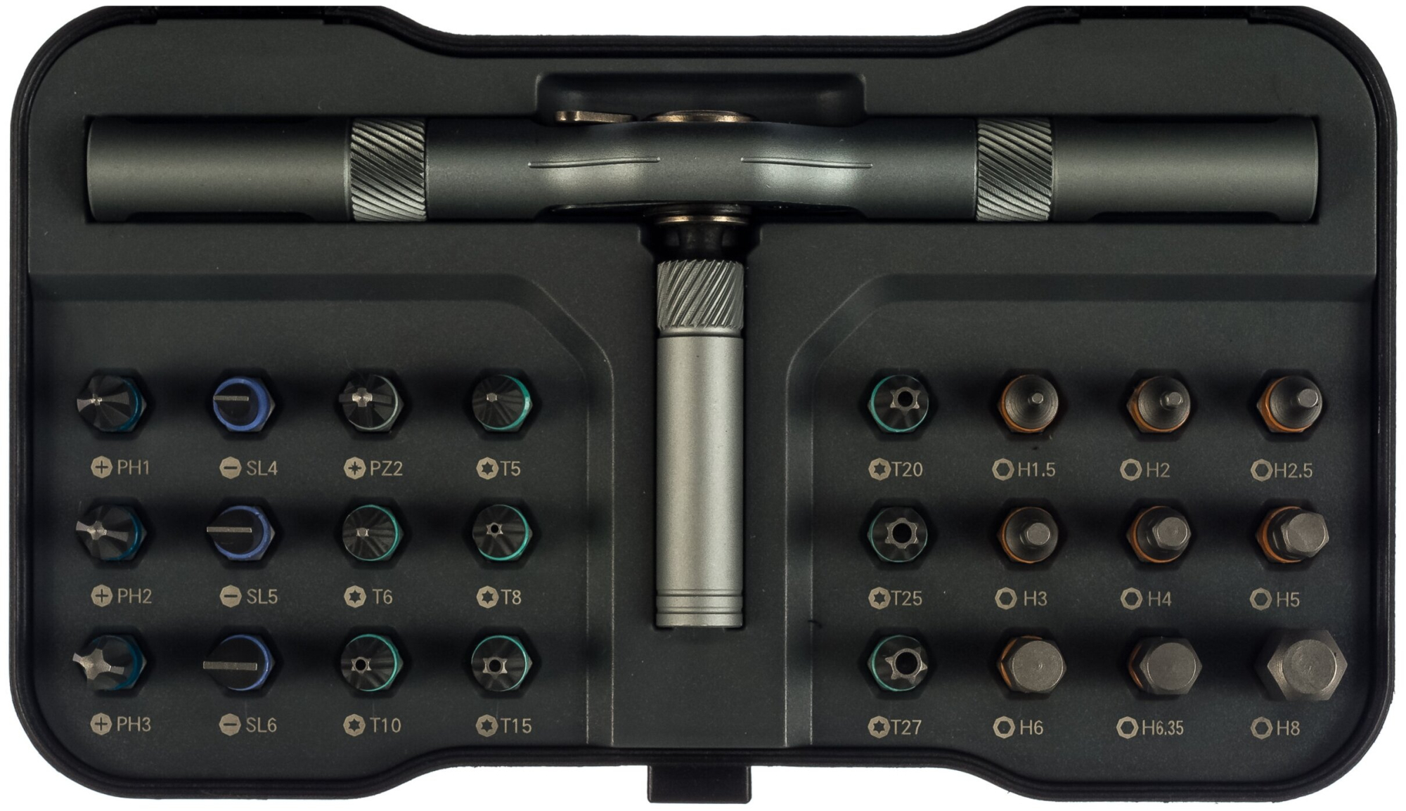 Набор инструментов Xiaomi Duka RS-1, 24 предм., черный в Челябинске купить по недорогим ценам с доставкой