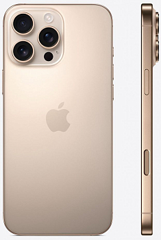 Смартфоны Смартфон Apple iPhone 16 Pro Max 512GB Desert Titanium (Dual-Sim) в Челябинске купить по недорогим ценам с доставкой